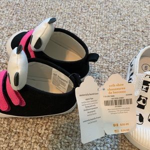 Pink panda shoes
